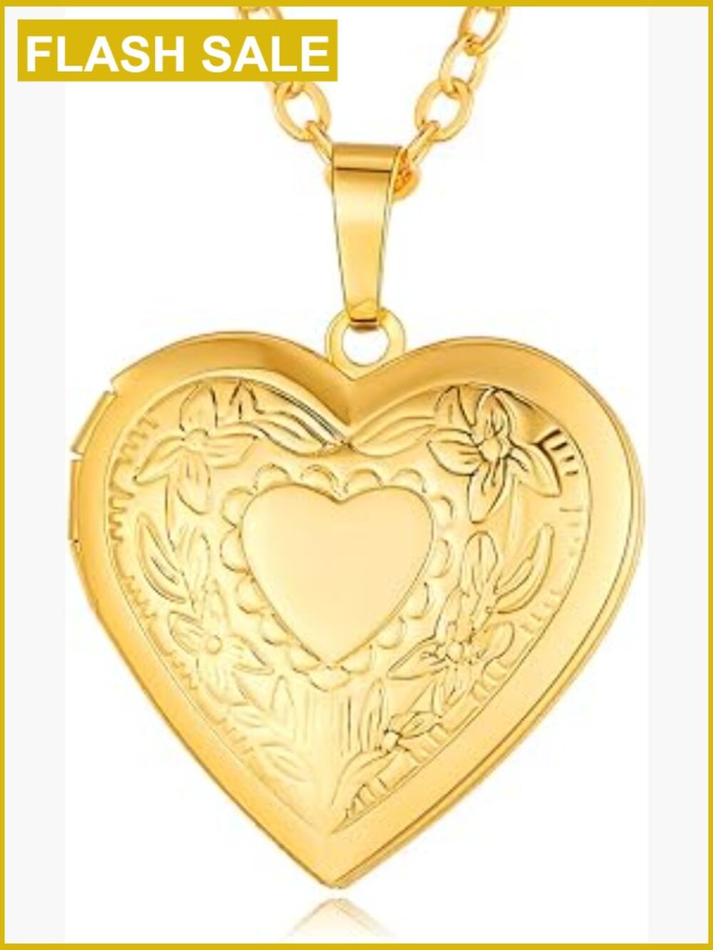 Personalized Heart Locket Necklace with Pictures, Custom Photo Memorial Locket,